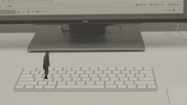 Jacquelynn navigates her desk